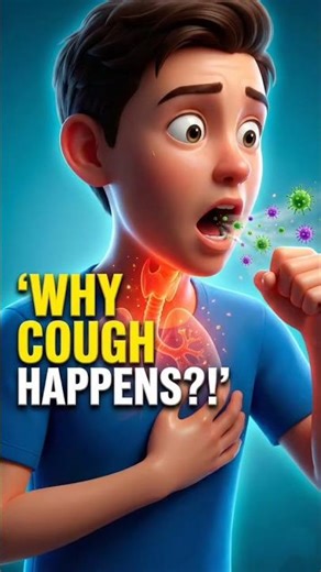Your Body Coughs to Save Your Life 😲 #facts #3danimation #3d #science