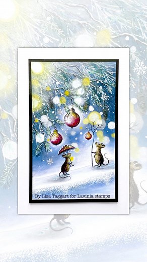 54K views · 1.4K reactions | Creating a magical winter scene with the new Faelight chronicles collection by Lisa Taggart ✨ Lisa Taggart created this wonderful Winter scene for the hallaganza and new stamp release ‘Faelight chronicles’  The full tutorial is available on our website by following this link - https://www.laviniastamps.com/dazzle-by-lisa-taggart-how-to-create-a-magical-bokeh-effect-❄%EF%B8%8F/  | Lavinia Stamps | Facebook