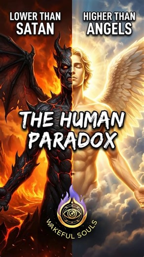 Can Humans Fall Lower Than Satan / Higher Than Angels - The Human Paradox Explained #human #shorts