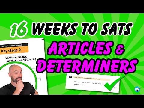 Articles and Determiners - 16 Weeks of SATs - SPaG / GPS