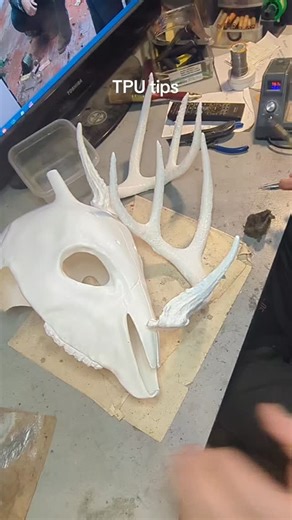 Sean Blanchard on Instagram: "some tips for fixing TPU, pla, petg prints. #3dprint #cosplay #fyp #voyd #horror"