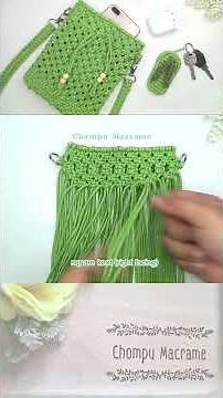 How to make macrame crossbody bag | Step by step | DIY | Chompu Macrame