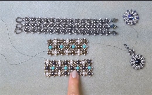 【串珠教程】维多利亚手链，带简易字幕- bronzepony