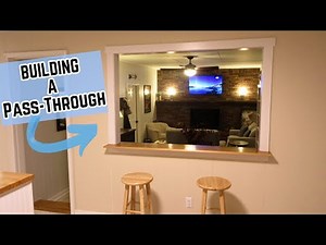 Opening Up a Wall and Building a Pass-Through