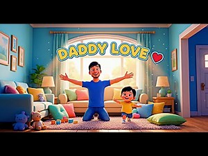 Daddy daddy I Love You ❤️ | Cute Nursery Rhyme for Kids | Daddy & Me Song | Family Bonding Dance