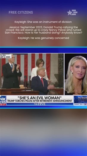 Free Citizens Network | Mocking a brutal attack isn’t leadership—it’s cruelty. At a September 2023 rally, Trump jeered at Nancy Pelosi and made a disturbing joke... | Instagram