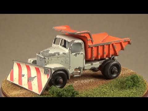 Matchbox Restoration: No16 Scammell "Mountaineer" Dump Truck with Snowplough