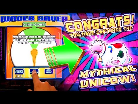 UNICOW on WAGER SAVER!!! 200+ SPINS - Invaders Return From the Planet Moolah CASINO SLOTS