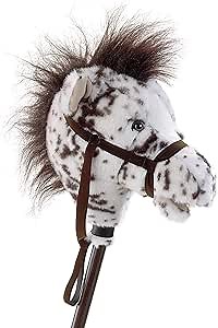 Mary Meyer Hobby Horse Toy Easy Ride 'Um Stick Horses with Galloping and Neighing Sounds, 33-Inches Tall, Appaloosa