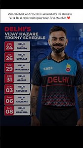 Virat Kohli is playing vijay Hazare trophy 🏆#viratkohli