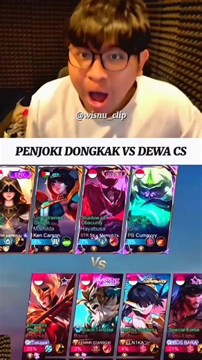 penjoki dongkak vs dewa cs #MLBBM7 #MLBB #dewamlbb #dongkak