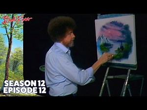 Bob Ross - Mountain in an Oval (Season 12 Episode 12)
