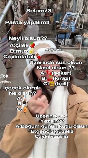 her kes pastasini seçib yorumlara yazsin beyenib abone olmayi unutmayin canlarımm