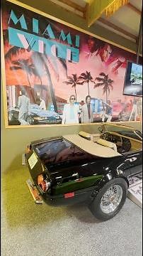Original screen-used Ferrari Daytona from Miami Vice up close at Volo Museum!