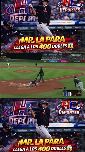 José Ramírez anoche conecto el doble #40 #mlb #shortvideo