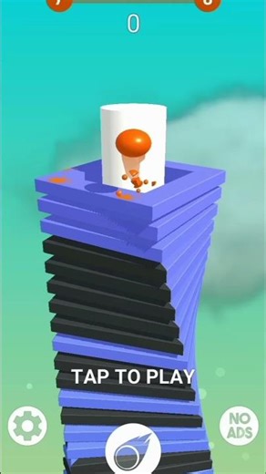Stack Ball Speed Run ⚡ Satisfying & Addictive!