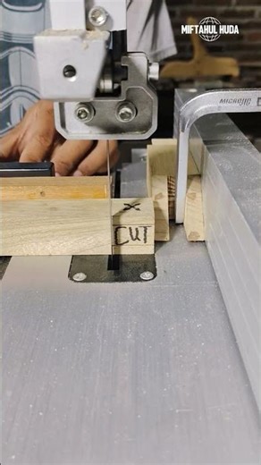 easy tenon cutting with bandsaw machine #diy #woodwork #tricks