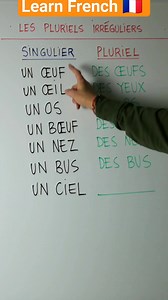 68K views · 3.6K reactions | Irregular plurals in French |Learn and speak french with Alain and Moh    | OuiTeach & French Becomes Easy | Facebook