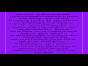 Elmo & Patsy, Grandma Got Run Over By A Reindeer Lyrics