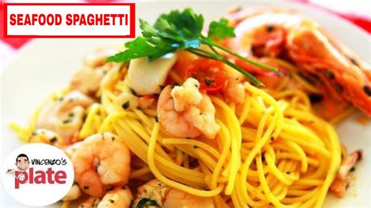 AWESOME SEAFOOD SPAGHETTI RECIPE - Italian Seafood Pasta Recipe