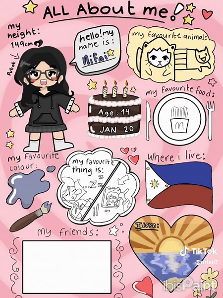 All About Me Drawing Trend: Philippines Cat Sunsets