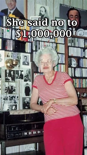 She was offered $1,000,000 for her home - and said no