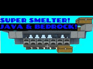 Ultimate super smelter tutorial for Java & Bedrock 1.21