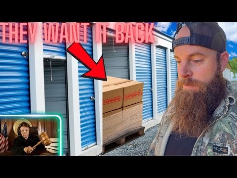 Abandoned storage owner went to court… after we gave their stuff back...