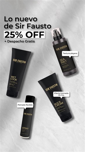 1.9K views |  ¡Tu look merece lo mejor! Aprovecha 25% OFF + despacho gratis en Santiago por compras sobre $35.000 y sobre $60.000 en regiones.  | Sir Fausto Chile | Facebook