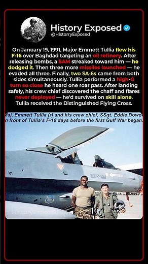 How An F-16 Pilot Dodged 6 Iraqi Missiles Without Flares ✈️💥