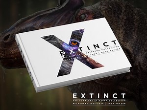 EXTINCT - Hardback Dinosaur Art Book - Etsy