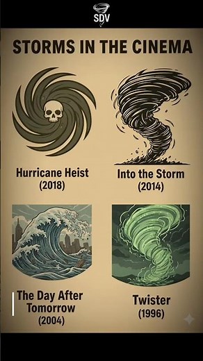🤯 HOLLYWOOD'S CRAZIEST MOVIE STORMS! 🌪️ #tornado #epicweather #misterio #miedo #suspenso #peliculas