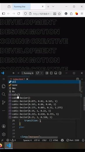 Running Line - html, css #frontendcourse #coding #programming #codeflow #html #javascript #css3 #web