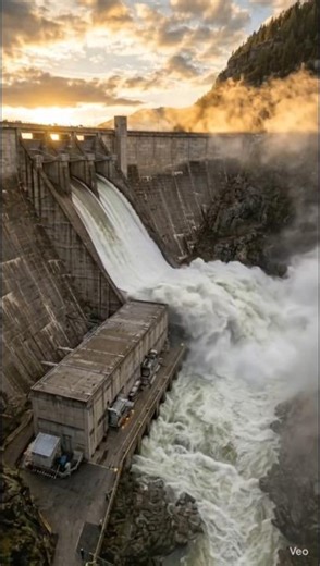 Dam Se Bijli Kaise Banti Hai? ⚡ | Hydropower Explained #shorts