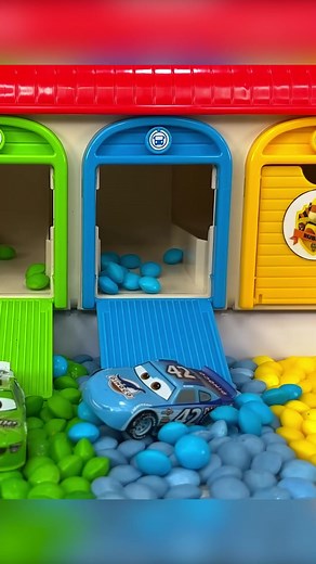 Colorful Tayo Garage Toy Video for Kids