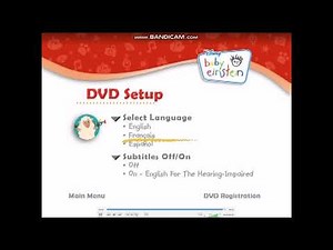 Baby Lullaby Discovery Kit 2011 DVD Menu Walkthrough