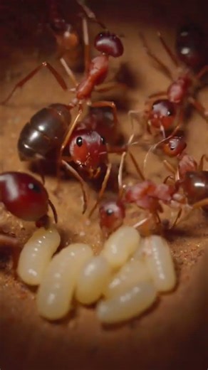 Today we put a small mini camera on the top of ant and watch the inside of the bill #tinybasic#