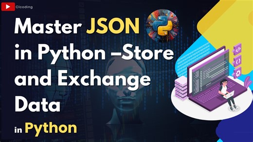Python Coding on Instagram: "Master JSON in Python – Store and Exchange Data"