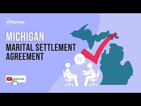 Michigan Marital Settlement Agreement - EXPLAINED