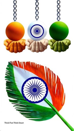 Tricolour leaf art 🌿 Indian Flag art 🎨 Jana Gana Mana song 🎨 Republic Day Special #art #shorts
