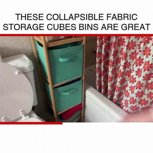 These Collapsible Fabric Storage Cubes Bins Are Great
