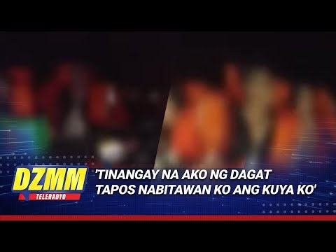 Survivor ng MV Trisha Kerstin 3, ikinuwento ang karanasan sa paglubog ng ferry | DZMM TeleRadyo