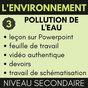 L'environnement - la pollution de l'eau