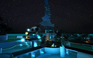 [GMOD]一张美丽的海滨风景地图推荐：gm_abstraction_extended [NIGHT]