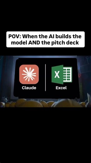 When the AI builds the model AND the pitch deck