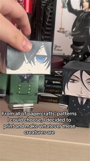 Creating Fun Papercraft Figures of Sebastian and Ciel