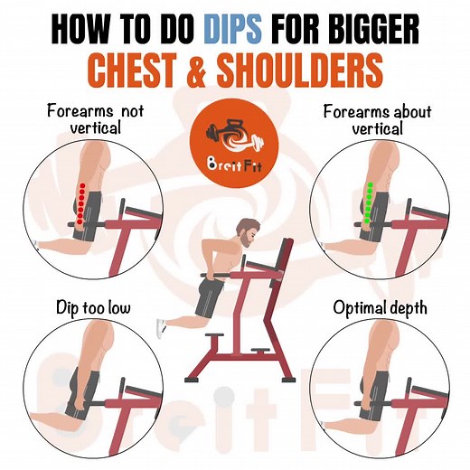 Optimized Dips for Bigger Chest, Triceps & Shoulders