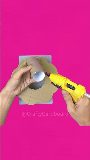 📦 One Cardboard Box = Perfect Desk Organizer ✨ | Crafty Cardboard