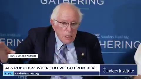 Sen. Bernie Sanders: "The Wall Street Journal reported recently that Jeff Bezos wants to raise $100 billion to automate factories in America and around the world. In English, you know what that means? It means there will no longer be manufacturing jobs in the United States, or in warehouses. He wants to get rid of the 600,000 Amazon workers and replace them with robots."