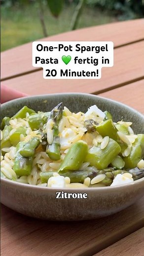 One-Pot Asparagus Orzo Pasta in 15 Minutes 🌱 Easy, creamy & healthy #mrsflury